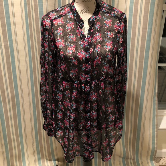 Express Tops - Floral Express Blouse Express Tops - Floral Express Blouse